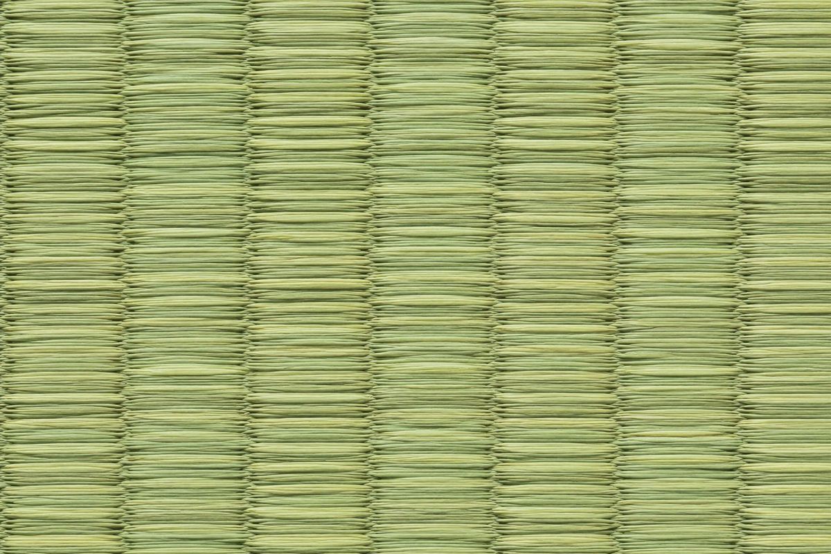 お茶のような色味の畳表の近接（イメージ）